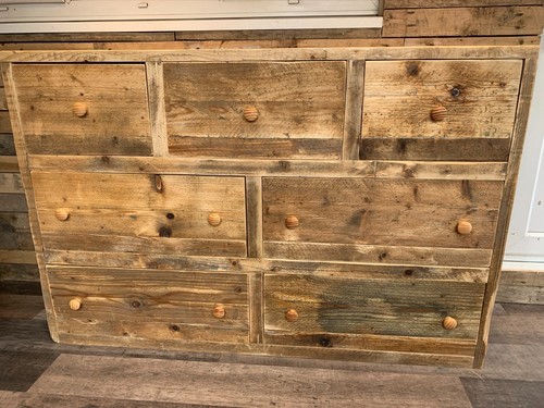 Cassettiera rustica fatta - , a
