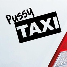 Adesivo auto pussy taxi sexy