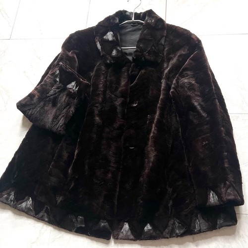 Cappotto vera pelliccia di - in,