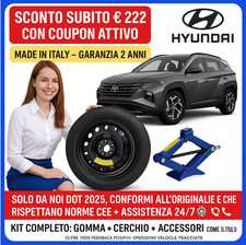 ?Kit Ruotino Scorta Per Hyundai Tucson Da 19” 5Fori Con Cric DOT 2025 ?