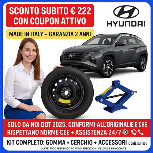 Ruotino scorta hyundai - scorta, 19"