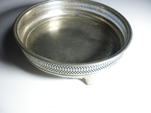 Vassoio rotondo cm19 argento
