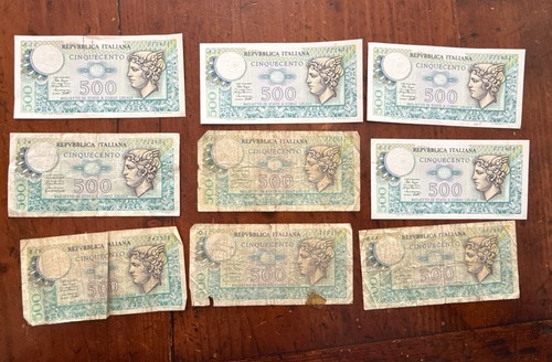 Banconote 500 lire mercurio - lire,