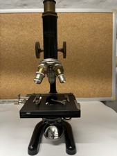 Antico microscopio Reicht Austria - circa 100 anni - condizioni da collezione