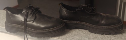 Scarpe bershka pelle nera - bershka, in