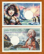 Banconota Francese Terre del Sud e dell'Antartide, 1000 Franchi, 2024, Fantasy Art