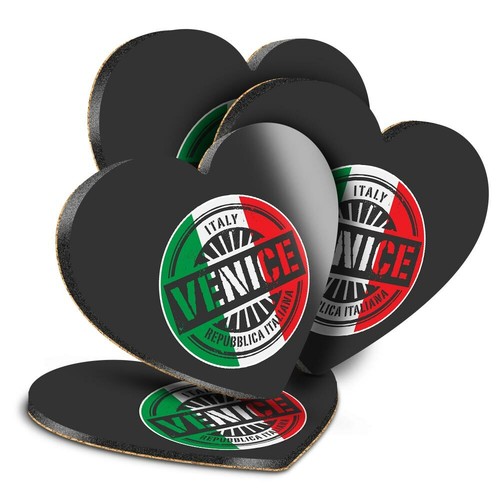 Sottobicchieri cuore mdf - sottobicchieri,