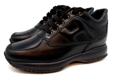 SNEAKERS SCARPE UOMO HOGAN INTERACTIVE ALLACCIATO  NERO