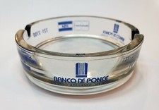VINTAGE GLASS ASHTRAY / BANCO