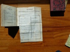 CORSO DI LINGUA E ORTOGRAFIA FRANCESE SENZA STUDIO GRAMMATICA-3 LIBRI 1863-1870