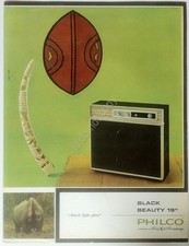 Philco - Televisore Black Beauty 19" - Radio TV Hi-Fi VIntage Design