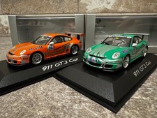 MINICHAMPS SET 2x PORSCHE 911 997 GT3 CUP VIP CAR 2006 WAP DEALER 1/43 NO SPARK