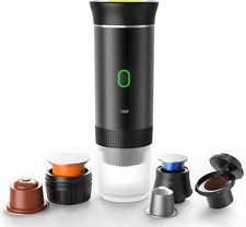 Macchina per Caffè Espresso Portatile Elettrica Wireless Polvere e Cialde 3 in 1