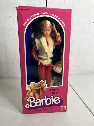 Horse lovin barbie mattel - horse, lovin'