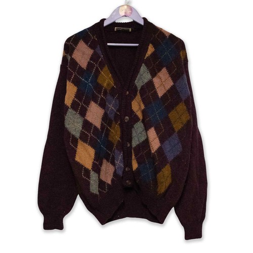 Cardigan vintage 100 lana - vintage,