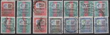 VENDO Lotto di 14 Francobolli "Alti Valori" Repubblica Italiana varietà!!!