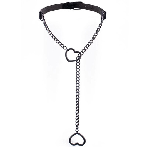 Collana catena slip cuore