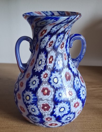 Vaso vetro millefiori - vaso,