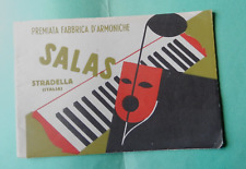catalogo STRADELLA, antico,oblungo,24 cm,34 pg, PERFETTO,fisarmonica