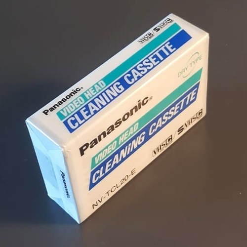 Cassetta pulizia video vhs - pulizia,
