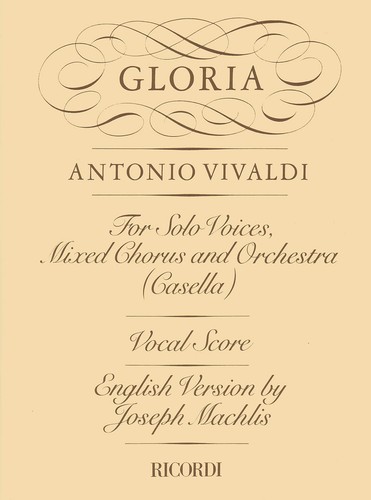 Antonio vivaldi gloria rv589 - antonio,