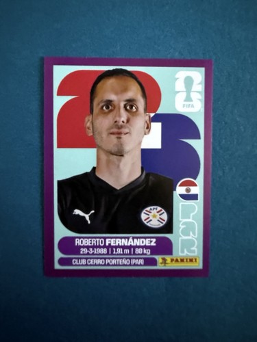 Roberto fernández par2 panini - roberto,