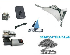 SALPA ANCORA PER BARCA QUICK CL1  500W CON CATENA 6mm  E MUSONE  KIT COMPLETO
