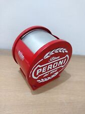 Dispenser a molla PORTATOVAGLIOLI bar BIRRA PERONI vintage in metallo pesante