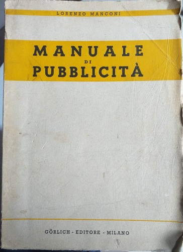 Manuale pubblicita lorenzo - manuale, di