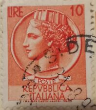 Francobollo 10 lire