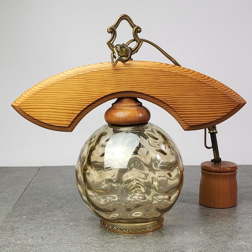 Lampada sospensione legno - lampada,