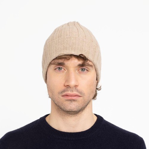 Berretto coste cashmere - a,