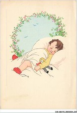 CAR-ABKP11-0920-ILLUSTRATEUR - Piccolo Ragazzo che Dorme Con Una Bambola Nel, Br