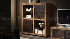 Mobili usati bamboo design Milano: credenza, libreria e mobile TV. 
