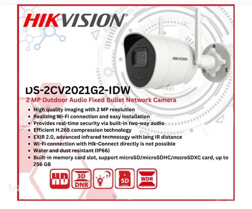 Telecamera wifi hikvision - telecamera, ip