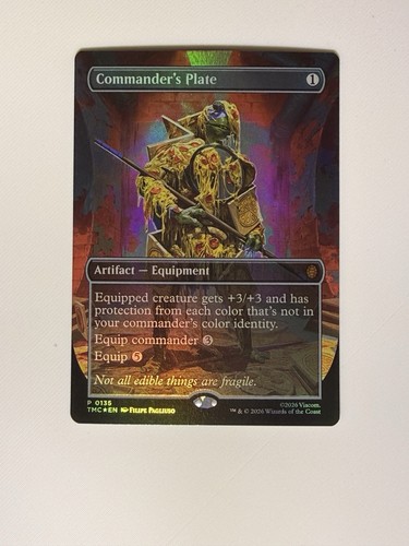 Mtg commander plate - mtg, commander's