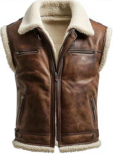 Gilet uomo pelle pecora - uomo,