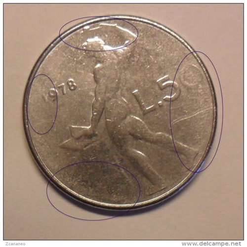 Moneta lire del - da,