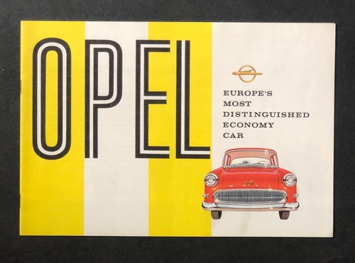 Brochure vendita opel 1957 - brochure,