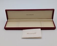 Hausmann & Co. Watch Box Scatola bordeaux Per Orologio + certificato di garanzia