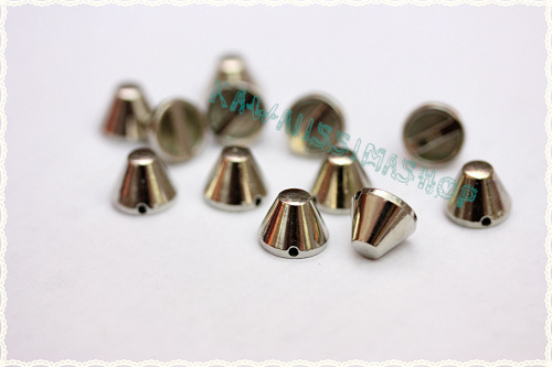 100pz borchie cono tronco - borchie,