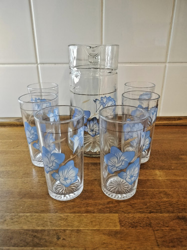 Vintage luminarc drinkware set - vintage,