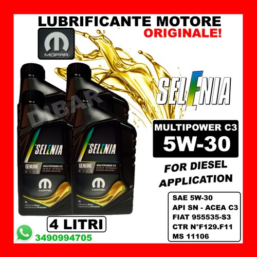 Lubrificante selenia - lubrificante,