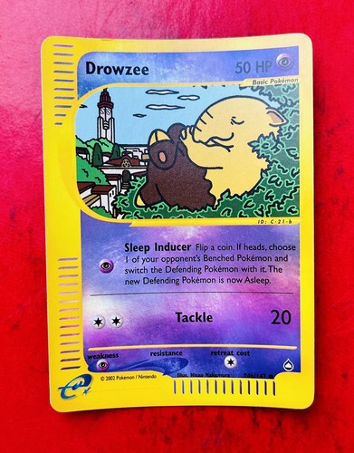 Lotto carte pokemon drowzee - lotto,
