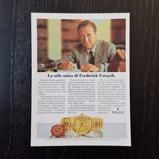 1991 Rolex Day Date ref 18238 President - Original AD Advertising Pubblicità Vin