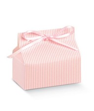 MILLE RIGHE ROSA Scatola CHIC Portaconfetti 7x4x3 cm bomboniera 0LCA