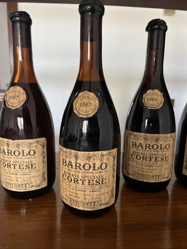 Barolo cortese vintage bottle - cortese,