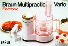 BRAUN MULTIPRATIC VARIO - ELETRONIC - BRAUN - RICETTE - CUCINA