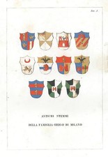 Araldica Stemmi delle famiglie Antichi stemmi della famiglia Origo di Milano