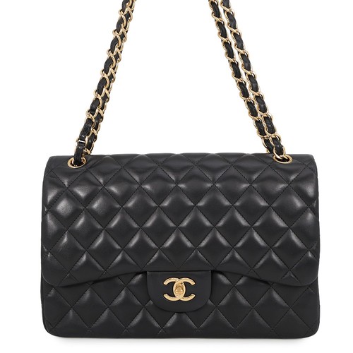 Chanel jumbo matelasse - matelasse, doppia